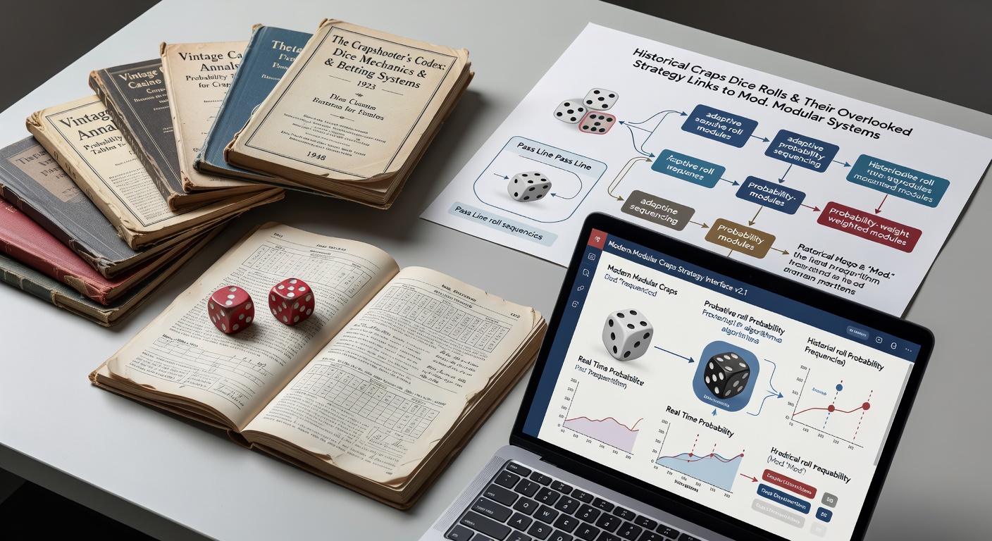 Side-by-side comparison charts from historical craps guides and contemporary video poker strategy sheets