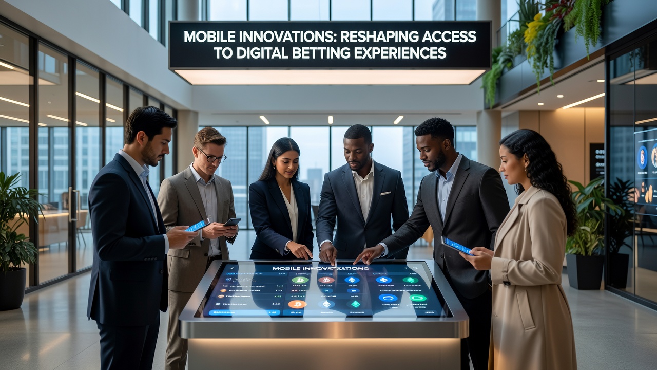 Augmented reality elements integrated into a mobile betting application